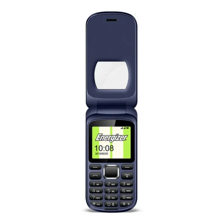 Energizer Energy E220 phone, sleek design, long-lasting battery.