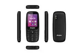 Energizer Energy E241s feature phone, black, front view