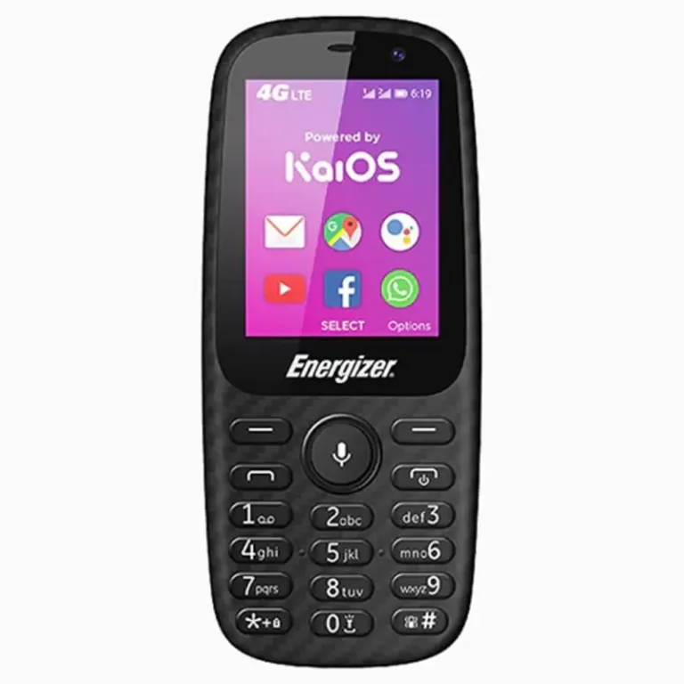 Energizer Energy E241s Energizer Energy E241s feature phone, black, front view