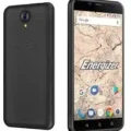 Energizer Energy E500S smartphone, black, front view