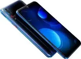 HTC Desire 19+ smartphone, black color, front view