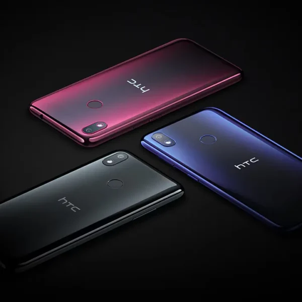 HTC Wildfire E1 Plus smartphone, front view