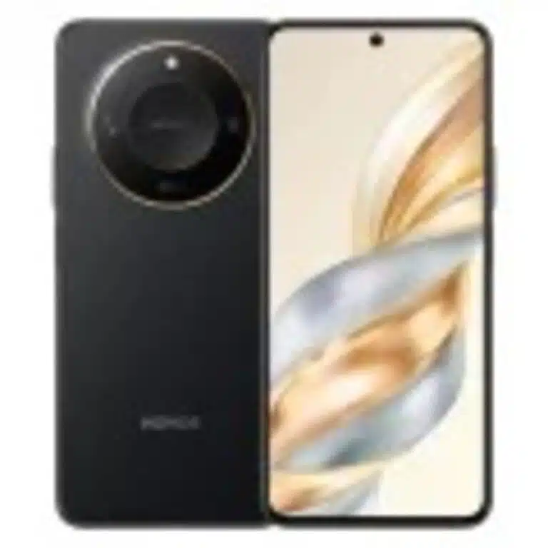 A sleek smartphone with a vibrant display, showcasing its powerful camera capabilities and modern design