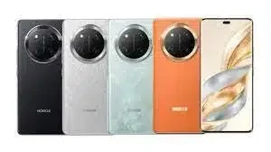 A sleek smartphone with a large display, showcasing its camera and sleek design.