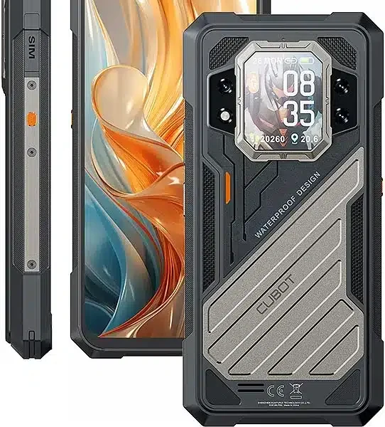 Cubot KingKong X Pro back view with camera setup.