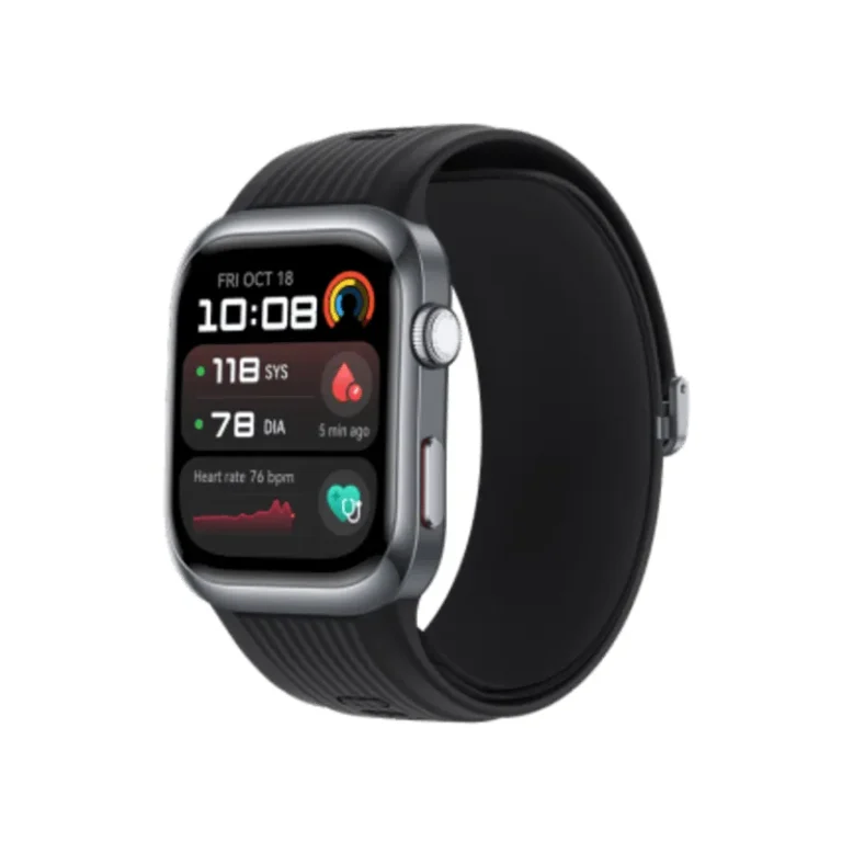 Huawei Watch D2 health-tracking features showing heart rate and steps