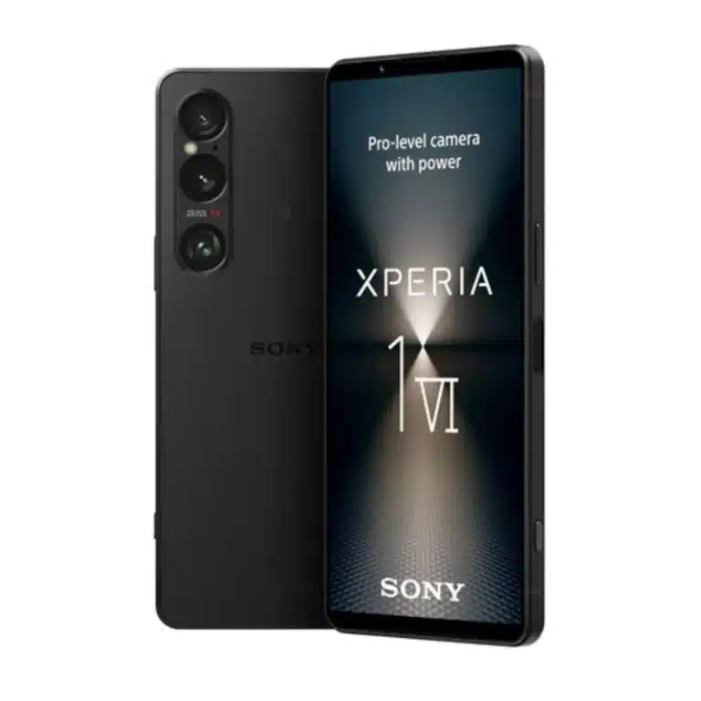 Sony Xperia 1 VI Sony Xperia 1 VI smartphone held in hand, demonstrating its premium build and ergonomic design.