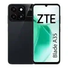Front view of the ZTE Blade A35 smartphone showcasing its vibrant display and sleek design
