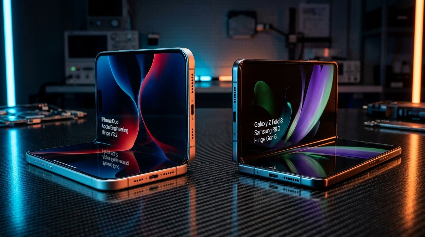 Apple iPhone Duo vs Samsung Galaxy Z Fold 8: Foldable Duel (2026)